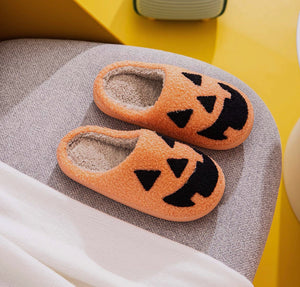 Halloween plush slippers