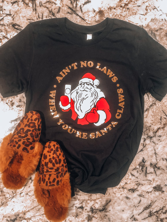 Ain’t No Laws Santa tee
