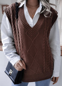 Out to brunch sweater vest