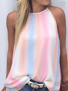 Cotton candy date night top