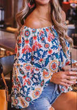 Paisley off the shoulder top