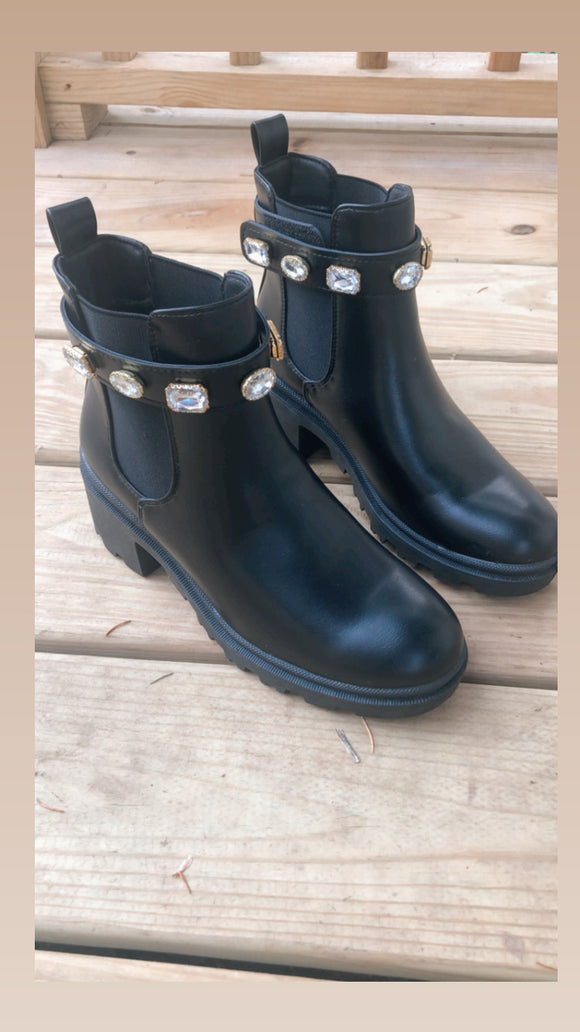 Gemstone Chelsea boots