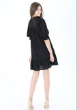 Adele puff sleeve dress