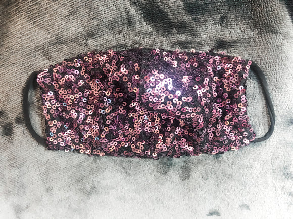 Sequin mask