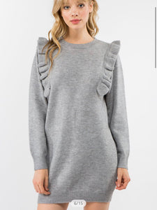 Dreamers grey sweater dress