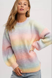 Petyton Pastel rainbow sweater