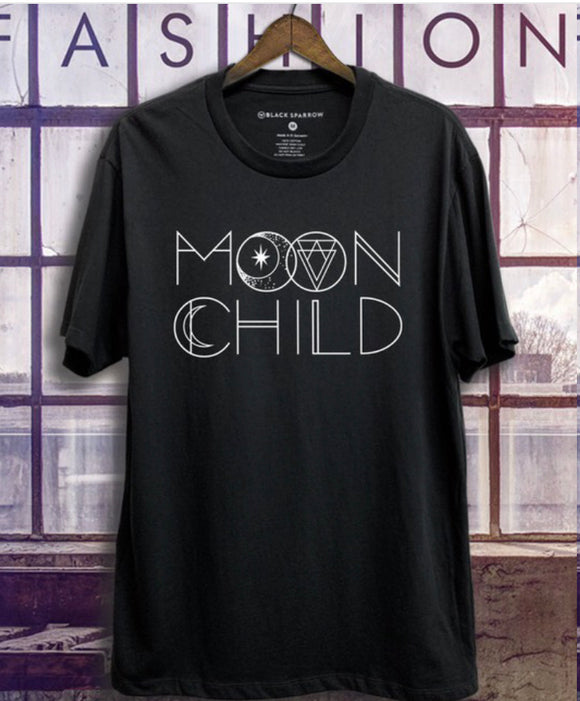 Moon child graphic tee