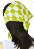 Checkered head scarves