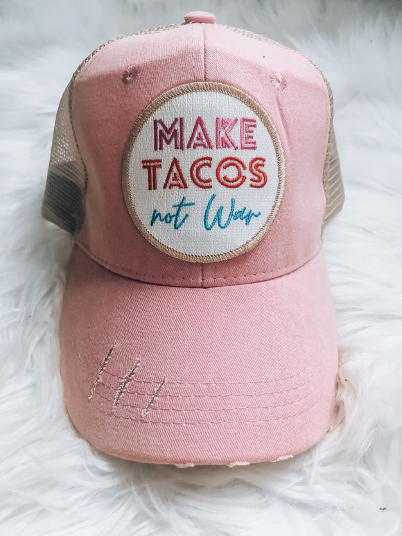Make tacos not war hat